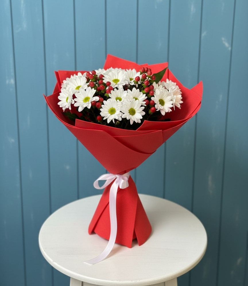 Букет цветов из: Хризантемы в Химках