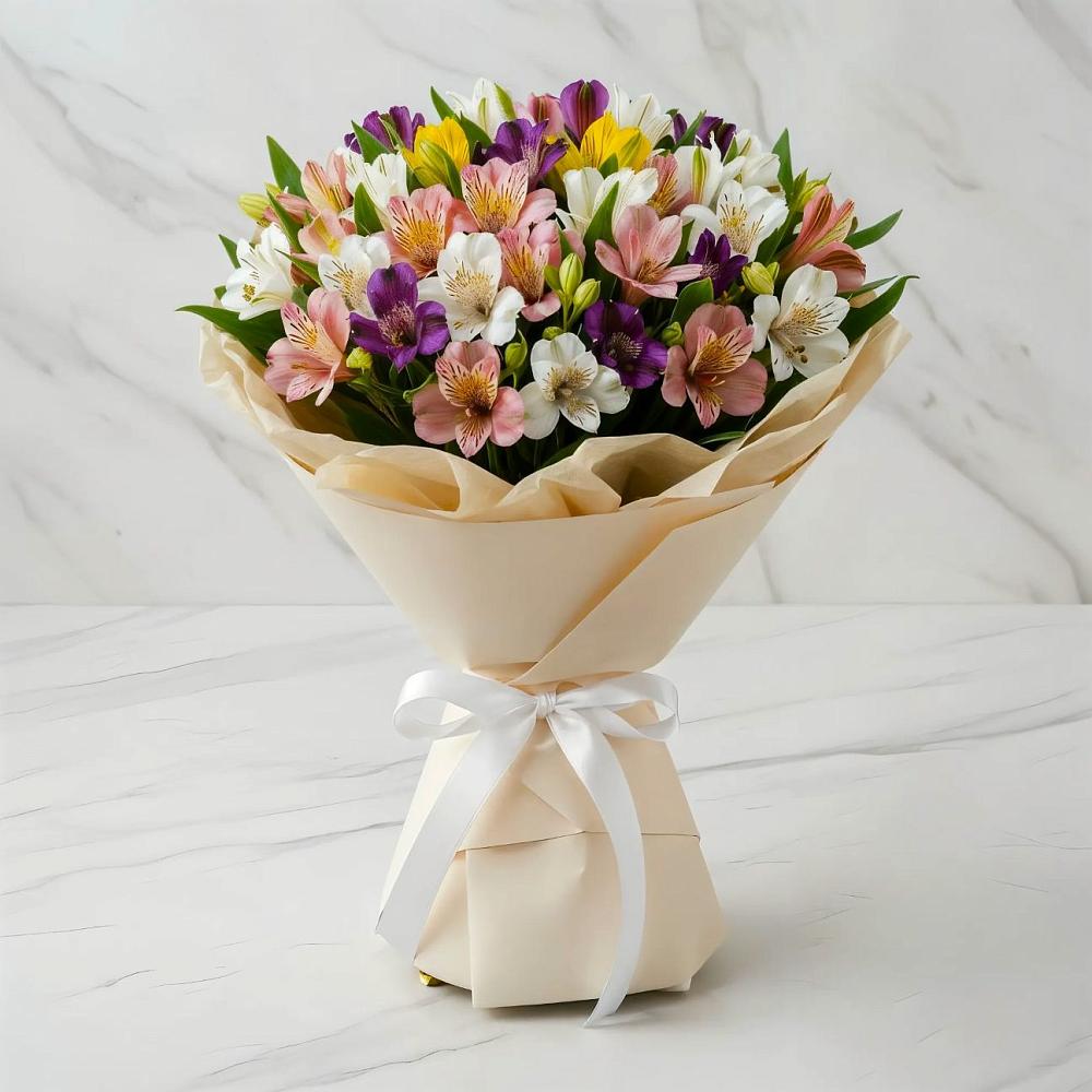 Букет цветов из: Альстромерии в Химках