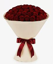 101 Бордовая роза Блэк Бакарра в Химках Букет 101 Бордовая роза Блэк Бакарра в Химках
