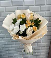 Букет цветов из:  Розы и Хризантемы в Химках