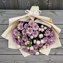 Букет цветов из:  Розы и Хризантемы в Химках