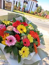Букет цветов из:  Герберы #REPLACE_PRED# Химках