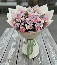 Букет цветов из:  Розы и Хризантемы в Химках