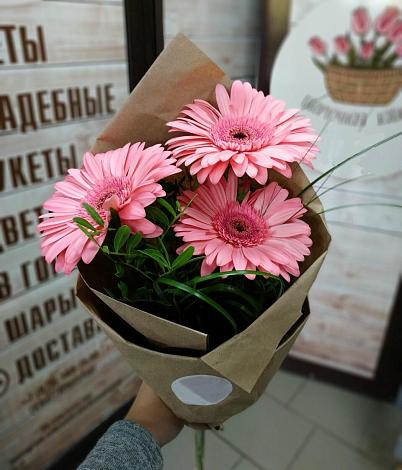 Букет цветов из: Герберы в Химках